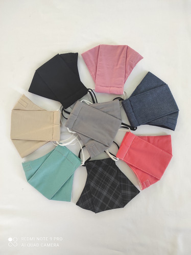 ماسک پارچه ای سه بعدی