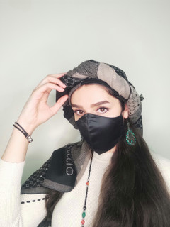 ماسک پارچه ای مشکی کد Cg